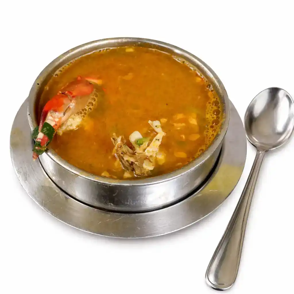 Nandu Rasam at Naga's South Indian Cuisine 